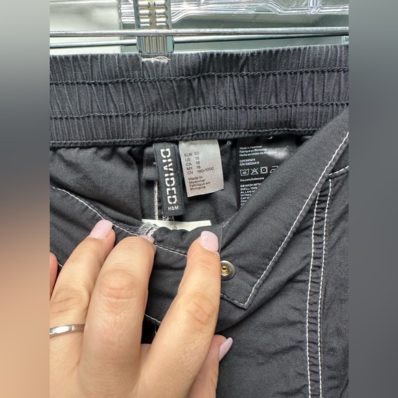 NEW🩶 CANVAS CARGO PANTS 100% COTTON - Picture 4 of 6